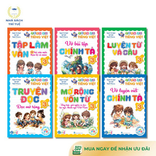 Sách - Túi Trọn Bộ Học Chuyên Sâu Học Đâu Chắc Đấy - Tiếng Việt Lớp 3 - Kết nối tri thức với cuộc sống - Cả năm (6 Cuốn)