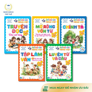 Sách - Túi Trọn Bộ Tiếng Việt Học Chuyên Sâu - Học Đâu Chắc Đấy Lớp 4 - Cả năm (5 cuốn )