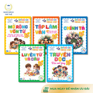 Sách - Túi Trọn Bộ Tiếng Việt Học Chuyên Sâu - Học Đâu Chắc Đấy Lớp 5 - Cả năm (5 cuốn )