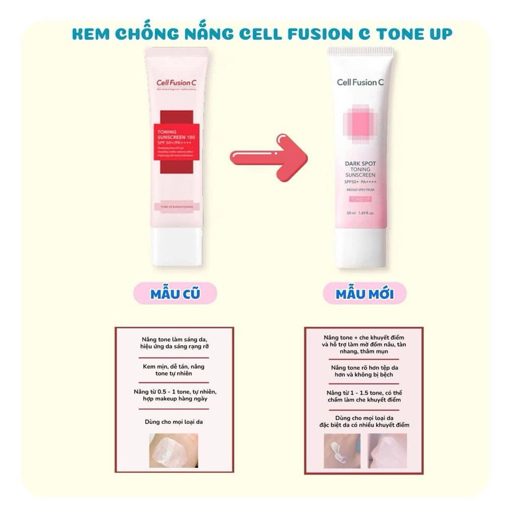 Kem chống nắng Cell Fusion C Hồng