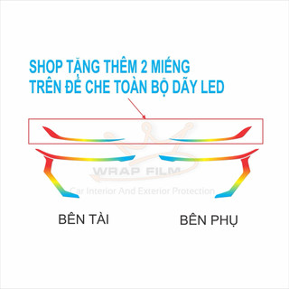 Decal dán đèn Kia Sonet 2025 (bộ 2 bên)
