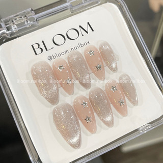 [B95] Nailbox móng úp thiết kế màu thạch nude siêu sang blink đính đá by Bloom