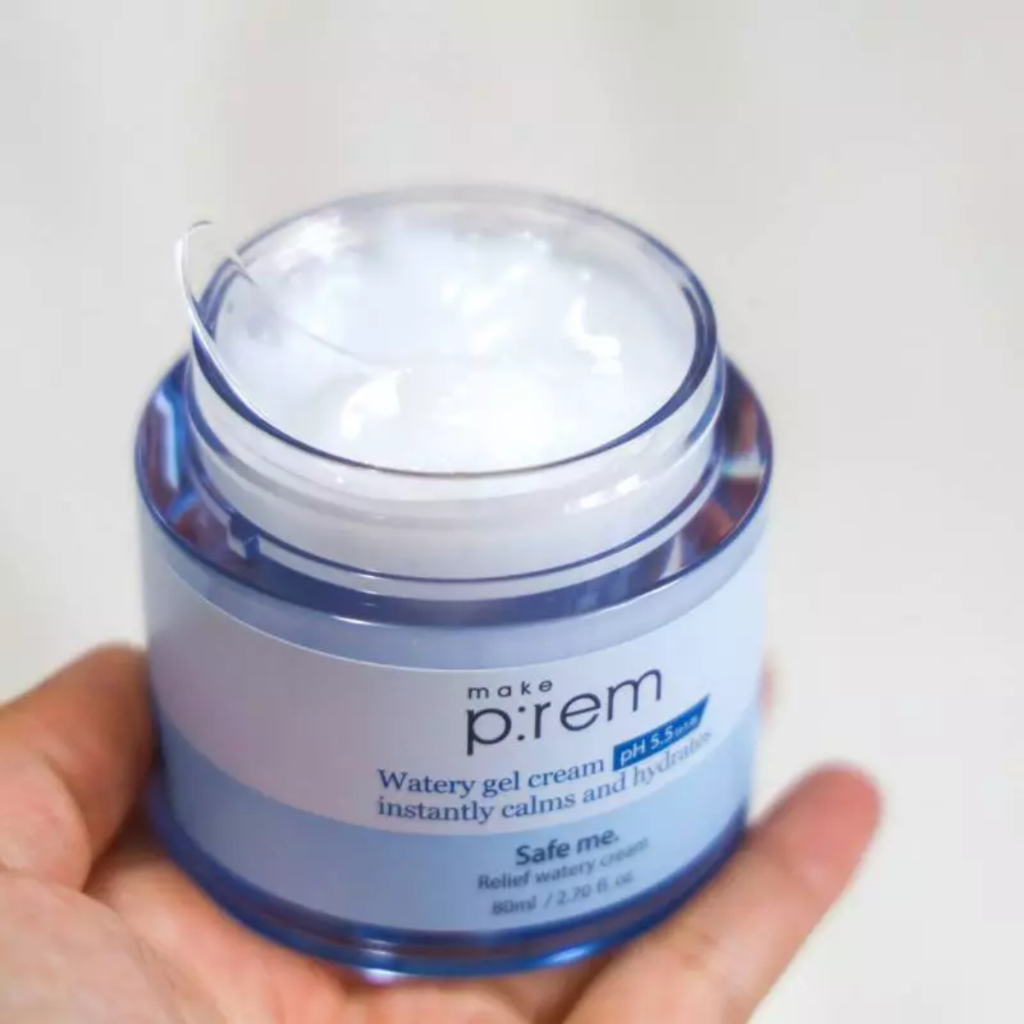 Kem Dưỡng Cấp Ẩm Make Prem Safe me Relief watery cream Make P:rem - 80ml