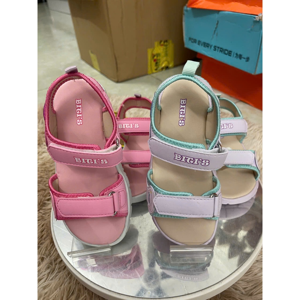 SANDAL BÉ GÁI  BEG006400 CÓ 2 MÀU HỒNG - TÍM
