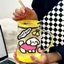Cốc thuỷ tinh dung tích 1000ml tặng kèm sticker ngộ nghĩnh