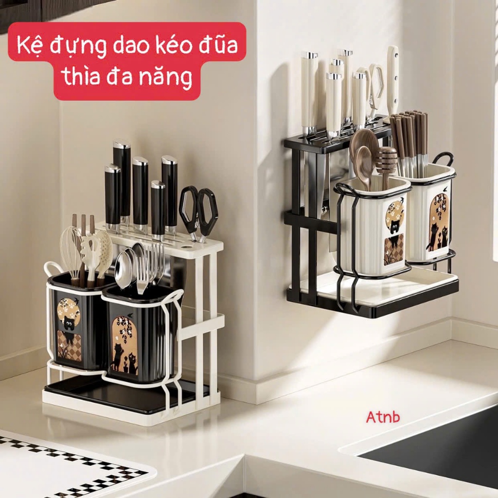 Kệ dao thớt đũa thìa đa năng tiện dụng tiết kiệm không gian