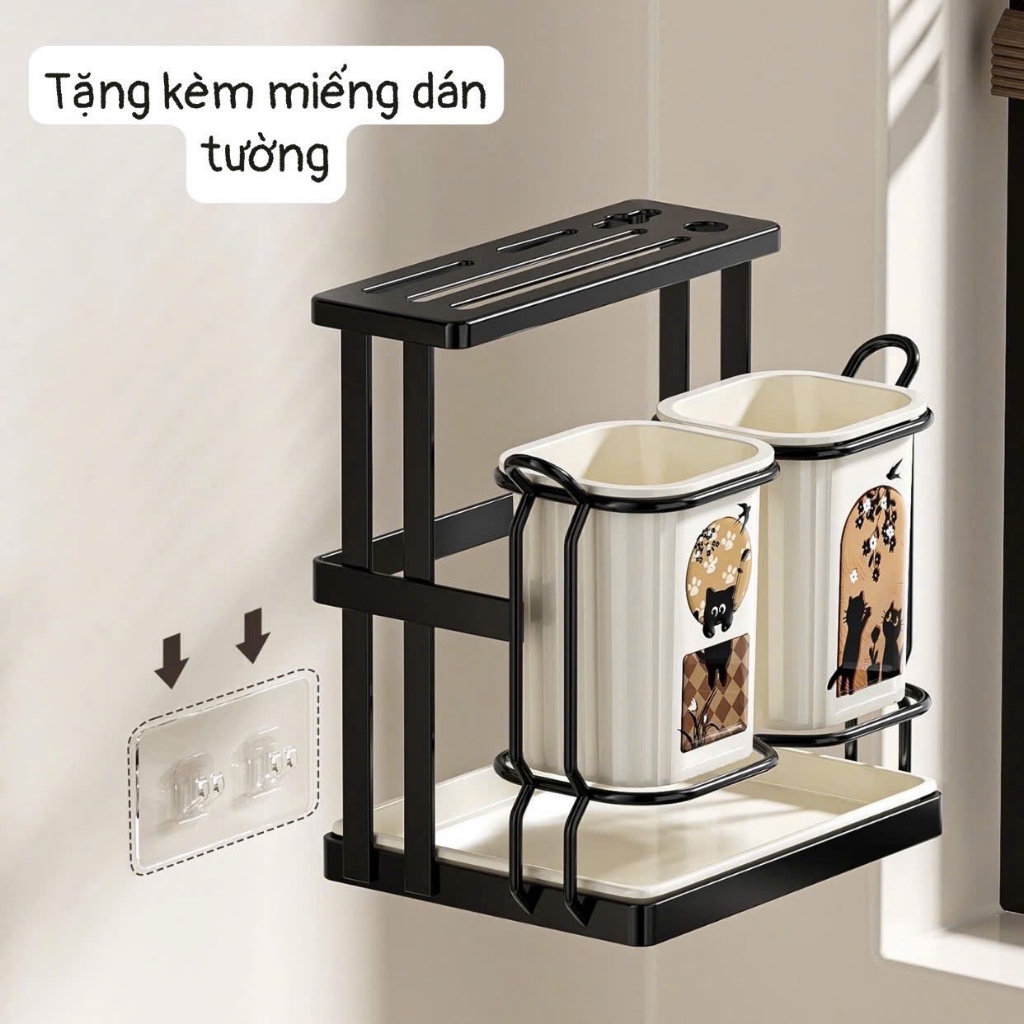 Kệ dao thớt đũa thìa đa năng tiện dụng tiết kiệm không gian