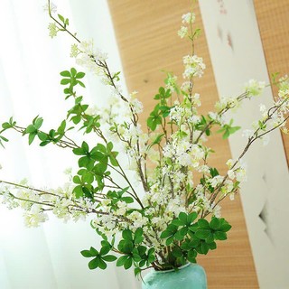 combo 5 🌸 CÀNH TUYẾT MAI VIP – HOA VẢI LỤA CAO CẤP 🌸