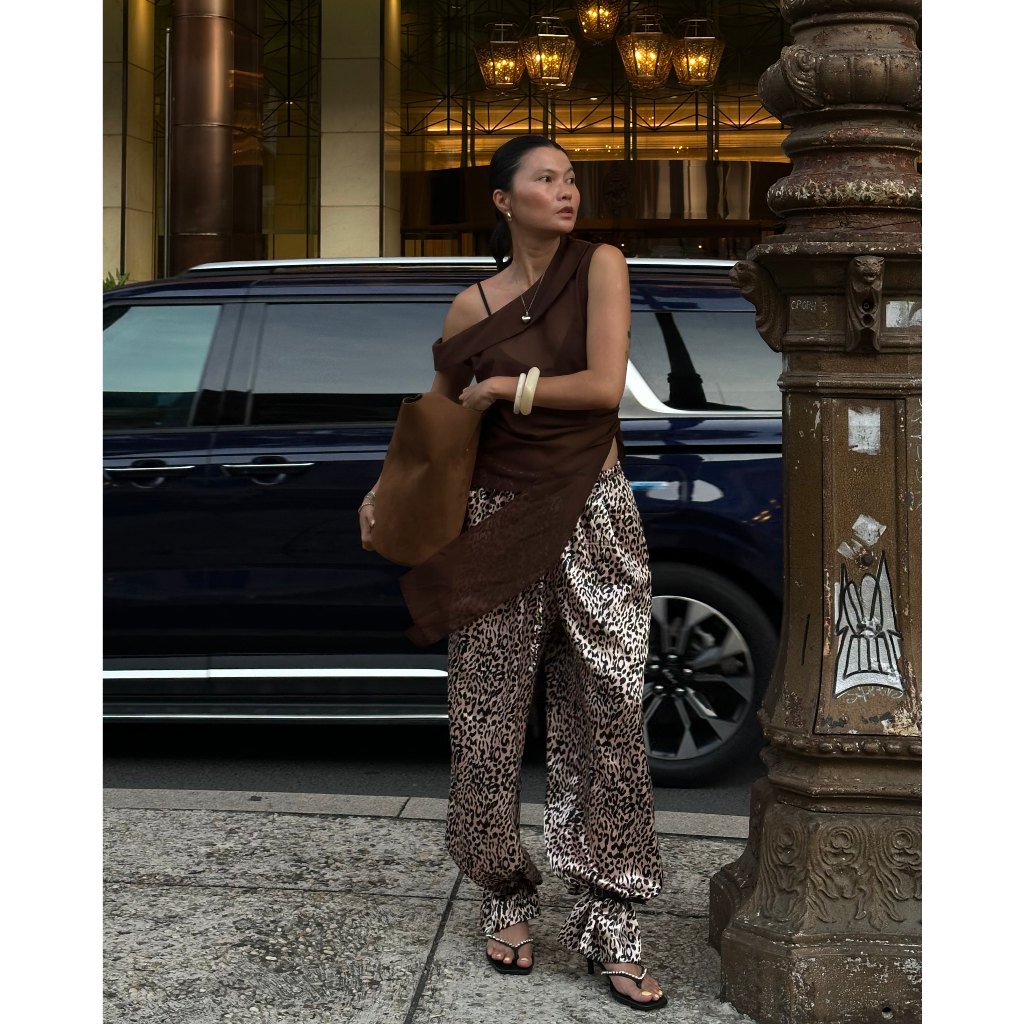 SUNDAY - LIBRA TOP - Áo Nữ Lệch Vai,Xuyên Thấu Tà Xéo.(ko kèm bra)