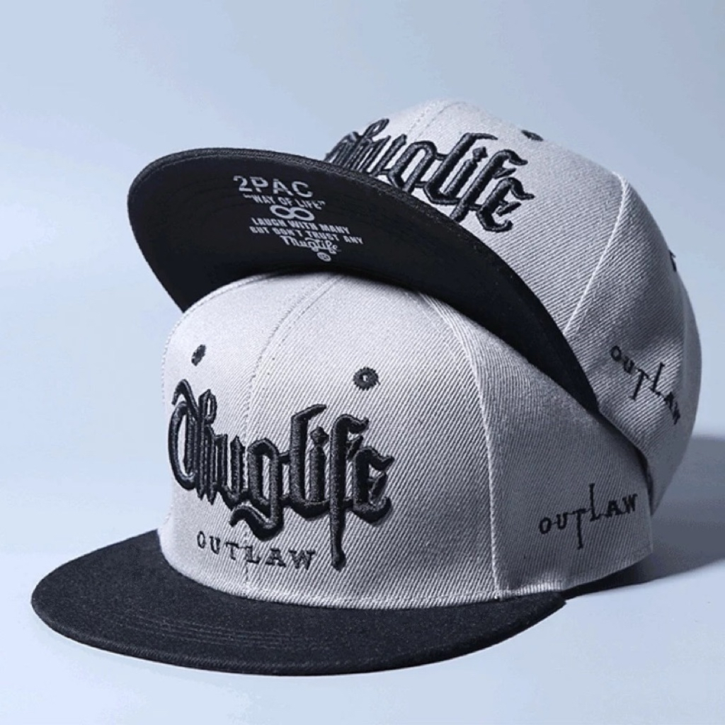 Mũ hiphop cao cấp , Nón lưỡi trai snapback thêu THUNLIFE phối màu thời trang nam nữ