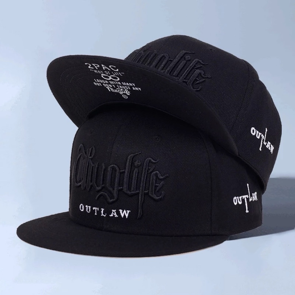 Mũ hiphop cao cấp , Nón lưỡi trai snapback thêu THUNLIFE phối màu thời trang nam nữ