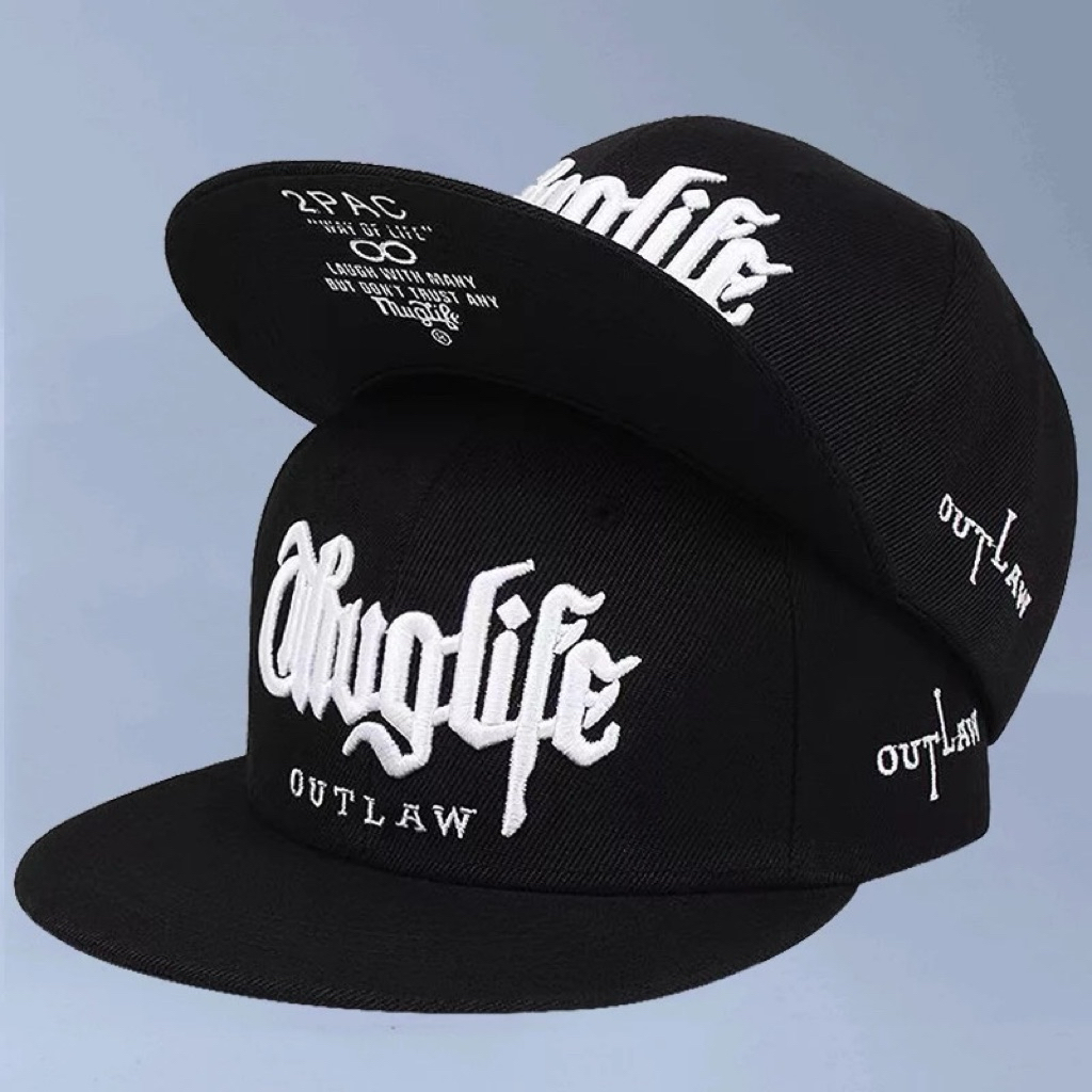 Mũ hiphop cao cấp , Nón lưỡi trai snapback thêu THUNLIFE phối màu thời trang nam nữ
