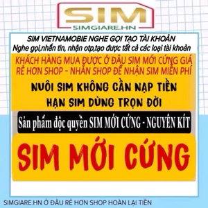 Sim Vietnamobie giá rẻ OTP...Nghe gọi nhắn tin vào mạng