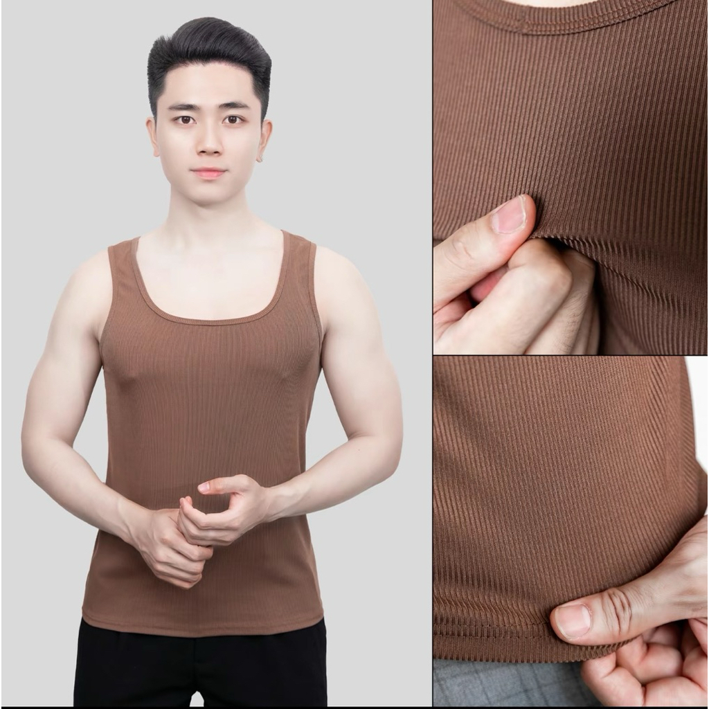 (Combo 2-3 Áo) ÁO 3 lỗ gân tăm thể thao Tanktop thoáng mát co giãn 4 chiều tôn dáng tôn body Menswear