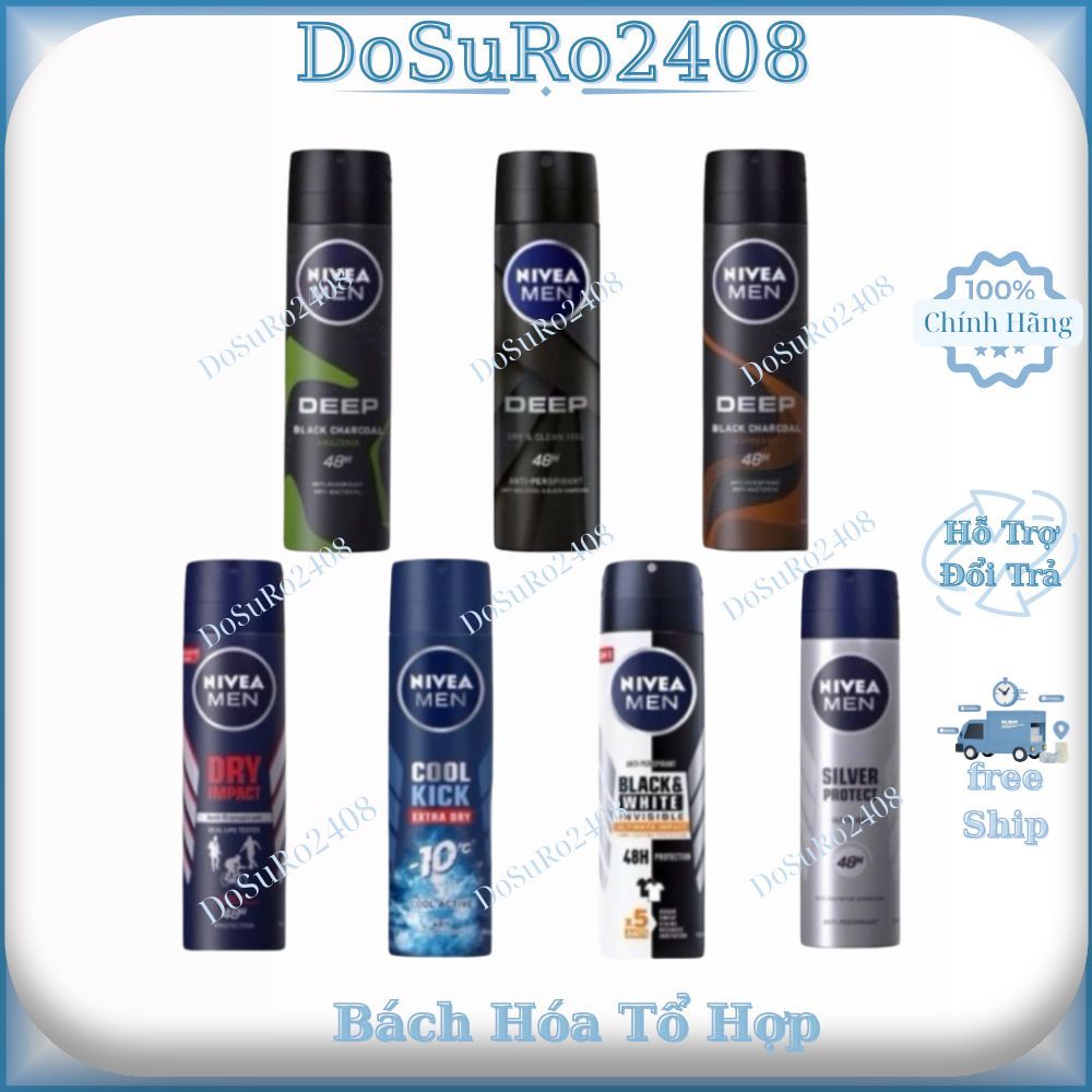 Xịt Ngăn Mùi NIVEA MEN 150ml