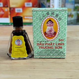 dầu phật linh Dầu Phật Linh Trường Sơn trị cảm, trúng gió (12 chai x 5ml)
