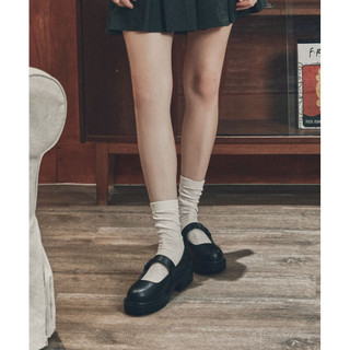 Có Sẵn - Giày búp bê nữ Round Toe Chunky Mary Jane Rudy Fullbox Chính Hãng 🇰🇷 Awww