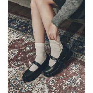 Có Sẵn - Giày búp bê nữ Round Toe Chunky Mary Jane Rudy Fullbox Chính Hãng 🇰🇷 Awww