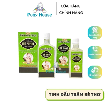 Dầu Tràm bé Thơ mẫu mới cho bé từ sơ sinh (có tem chống giả của Công ty TNHH MTV Sản xuất Tinh dầu Bé Thơ)