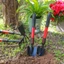 BỘ 4 MÓN DỤNG CỤ LÀM VƯỜN TAY CẦM BỌC CAO SU - Gồm Cuốc Xẻng Cào Đất Tiện Dụng
