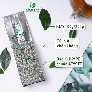 [TẶNG BÌNH] Trà Shan Tuyết Cổ Thụ Bách Trà | Trà Cao Cấp 1 Tôm 2 Lá | Thơm nhẹ , Ngọt Hậu | Pha 3 lần nước | Gói 200g