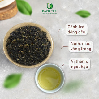 Trà Ô Long Bảo Ngọc Bách Trà | Trà Cao Cấp 1 Tôm 2 Lá Non | Thơm Lâu, Giảm Stress, Thư Giãn | Quà tặng Cá Nhân | Hộp 80g