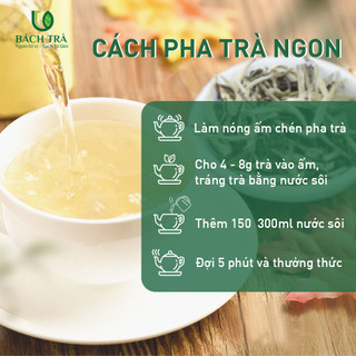 Bạch Ngọc Trà Shan Tuyết Bách Trà | Trà Cổ Thụ 1 Tôm 1 Lá | Vị Đậm, Hậu Ngọt | Quà Tặng Cá Nhân | Hộp Sang Trọng 80g