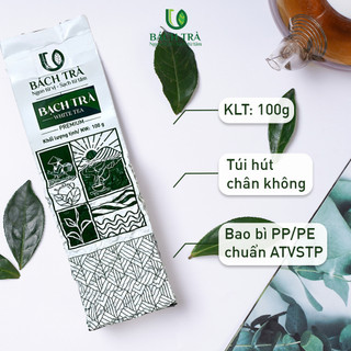 [TẶNG BÌNH] Bạch Trà Shan Tuyết Cao Cấp Bách Trà | Trà Trắng 1 Tôm 2 Lá | Đậm Vị, Thanh Mát, Ngọt Hậu | Gói 100g