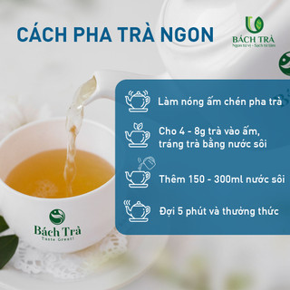 [TẶNG BÌNH] Trà Nhài Bách Trà I Uớp Hương Hoa Nhài Truyền Thống I Thơm Hương Nhài Tự Nhiên, Hậu Ngọt | Gói 100g