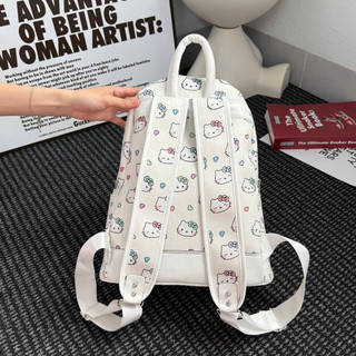 [Tặng Móc Gấu Treo] LS 2522 BALO MÈO KITTY VẢI BẢN 4 MÀU QUAI TO ĐỆM MÚT SIZE 40 ĐỰNG SÁCH VỞ CHO HỌC SINH, SINH VIÊN:
