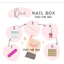 NAIL BOX ĐỎ ĐÍNH ĐÁ COMBO TAY CHÂN