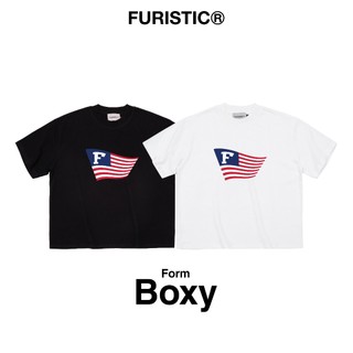 Áo Thun Tay Ngắn Form Boxy US FLAG / FURISTIC® US FLAG BOXY TSHIRT