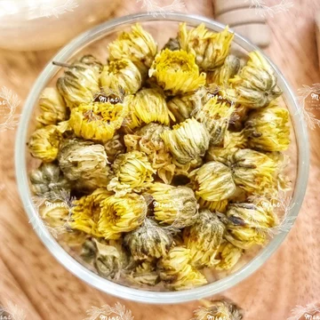 Trà Nụ Kim Cúc Vàng Sấy Khô (Nụ Hoa Kim Cương - Trà Kim Cúc - Trà Cúc Chi - Chrysanthemum Bud Tea) Túi 500Gram