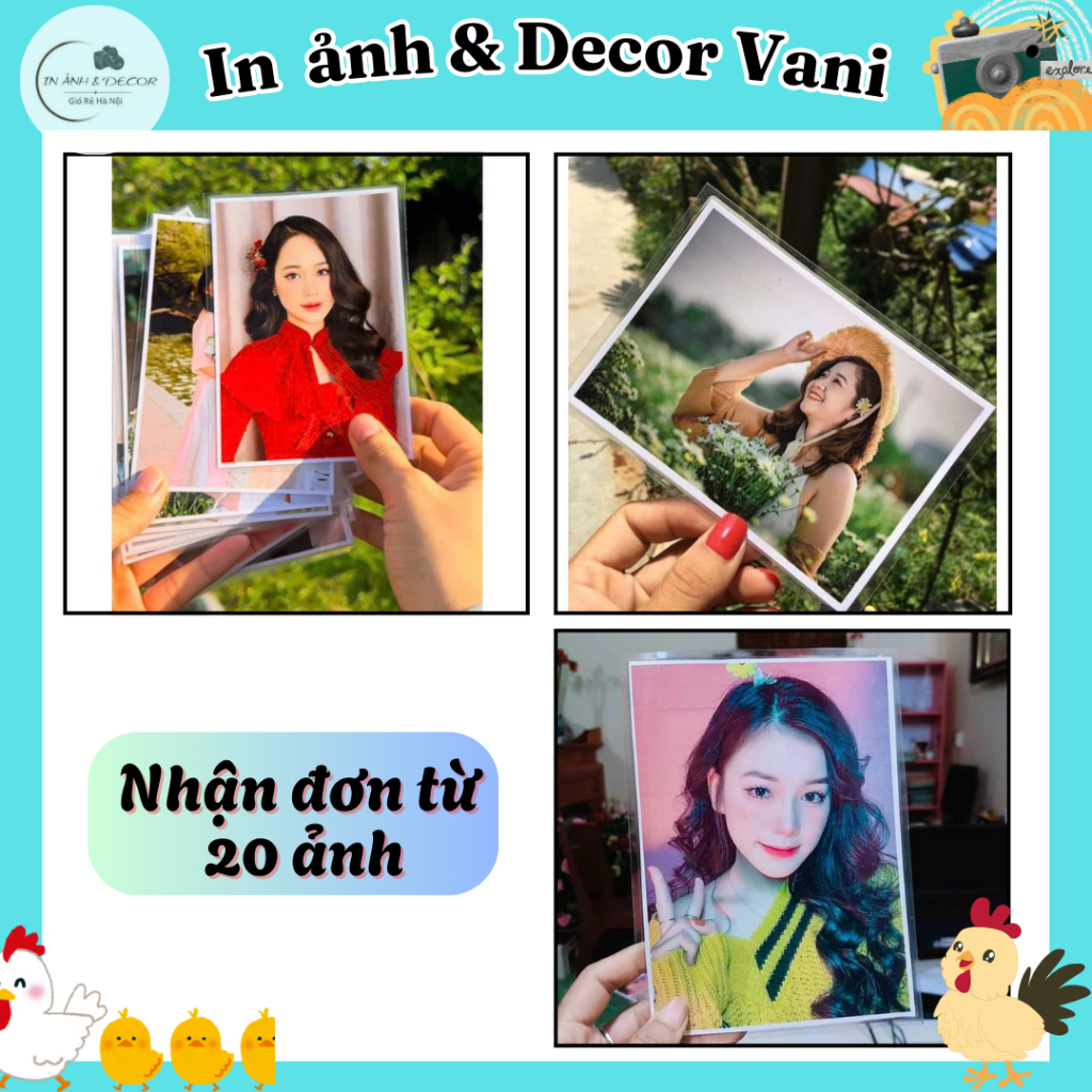 In ảnh -  ảnh 9x13 ép plastic (NHẬN ĐƠN TỪ 20 CHIẾC)