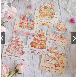 [Ngẫu Nhiên] Thiệp 3D Ghi Lời Chúc Nhiều Hình Đa Dạng, Dễ Thương Gift Card Sinh Nhật YiYihome