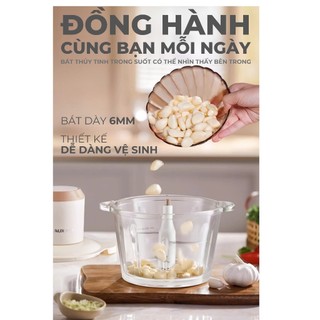 Máy xay thực phẩm đa năng AUX, công suất 300W, dung tích 1.8L, lưỡi dao 4 cánh sắc bén