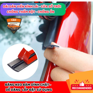 Dải dán viền kính lái & cửa sổ trời Ô Tô chữ T – Chống thấm nước, giảm tiếng ồn, bảo vệ nội thất