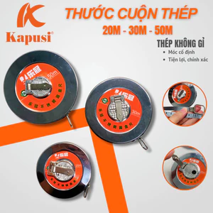 Thước Cuộn 20M - 30M - 50M Dây Thép Không Gỉ Hàng Nhập Khẩu Cao Cấp - Chính Xác - Chống Mài Mòn