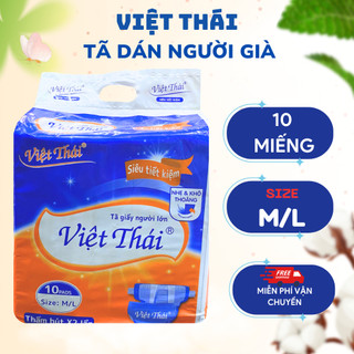 Combo 50 bỉm dán dành cho người già người già việt thái size M/L phù hợp vòng hông <110cm