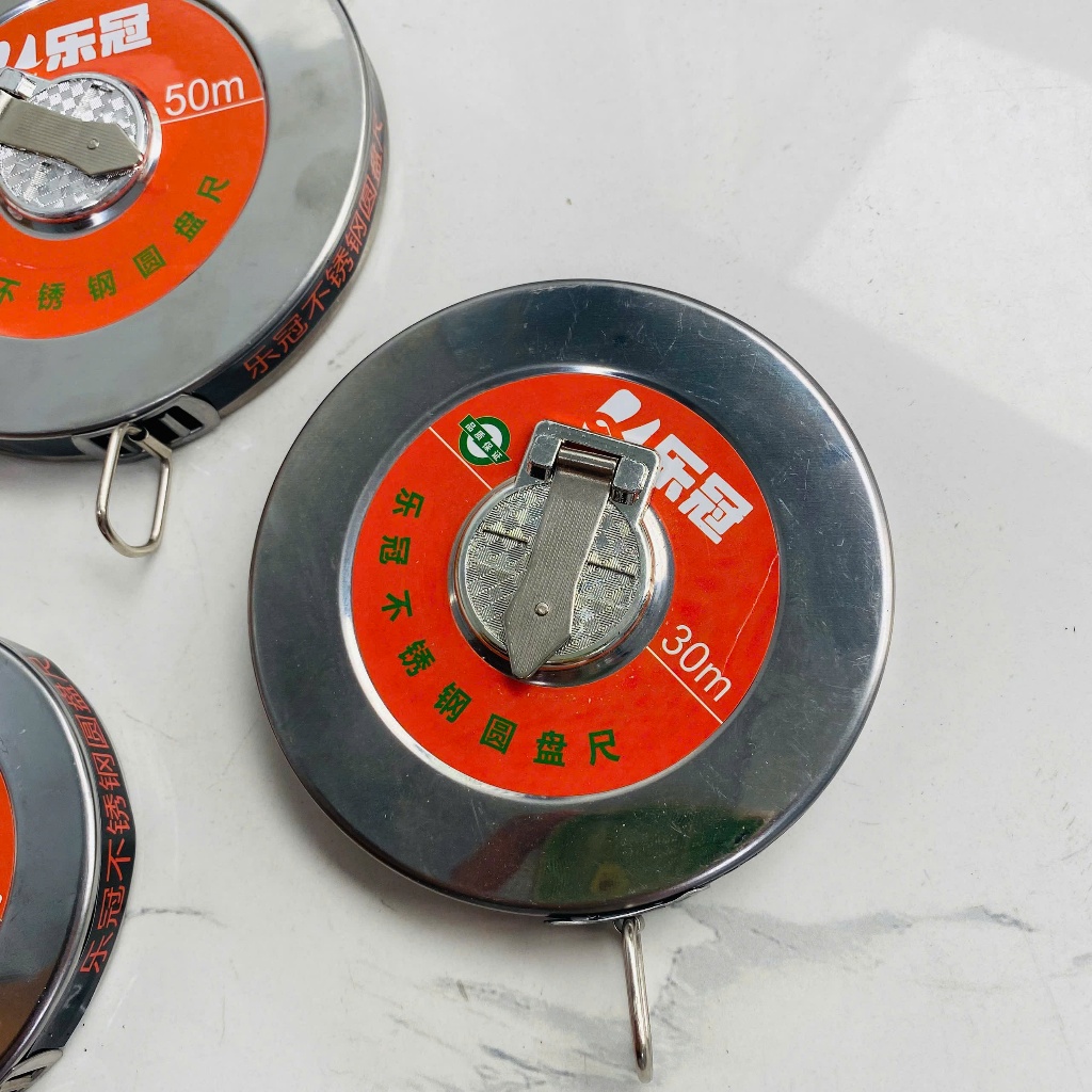 Thước Cuộn 20M - 30M - 50M Dây Thép Không Gỉ Hàng Nhập Khẩu Cao Cấp - Chính Xác - Chống Mài Mòn