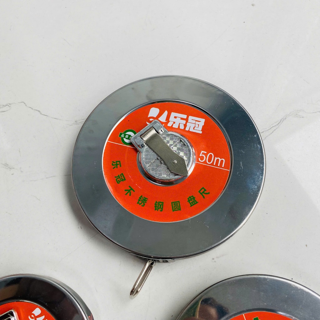 Thước Cuộn 20M - 30M - 50M Dây Thép Không Gỉ Hàng Nhập Khẩu Cao Cấp - Chính Xác - Chống Mài Mòn