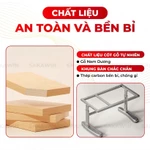 [MẪU MỚI 2026] Bàn học chống gù Sakawin Premium B03 Thiết kế giá sách 3 tầng Nâng nghiêng mặt bàn linh hoạt Size 100cm — ảnh 5