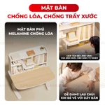 [MẪU MỚI 2026] Bàn học chống gù Sakawin Premium B03 Thiết kế giá sách 3 tầng Nâng nghiêng mặt bàn linh hoạt Size 100cm — ảnh 6