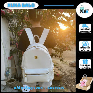 [LS 2523] BALO TRƠN DÀY HÀNG ĐẸP GIÁ RẺ QUAI TO ĐỆM MÚT SIZE 40 ĐỰNG SÁCH VỞ