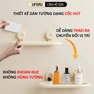 Kệ Đựng Mỹ Phẩm Đồ Dùng Phòng Tắm UFORU Dạng Cốc Hút Chân Không Dán Tường - UFM690