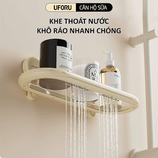 Kệ Đựng Mỹ Phẩm Đồ Dùng Phòng Tắm UFORU Dạng Cốc Hút Chân Không Dán Tường - UFM690