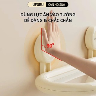 Kệ Đựng Mỹ Phẩm Đồ Dùng Phòng Tắm UFORU Dạng Cốc Hút Chân Không Dán Tường - UFM690