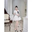 ĐẦM NỮ CHẤM BI KÈM NƠ CỔ DỄ THƯƠNG SANG CHẢNH DÀNH CHO NÀNG TIỂU THƯ