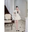 ĐẦM NỮ CHẤM BI KÈM NƠ CỔ DỄ THƯƠNG SANG CHẢNH DÀNH CHO NÀNG TIỂU THƯ