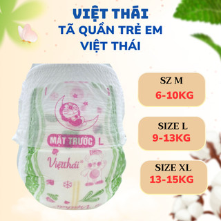 Combo 2 bịch tã bỉm trẻ em quần Việt Thái  dành cho trẻ em size M 80 miếng, L 72 miếng / XL 64 miếng